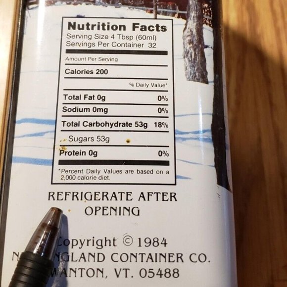 1984 Benjamin Maple Syrup Container Collectible Empty - Picture 11 of 12